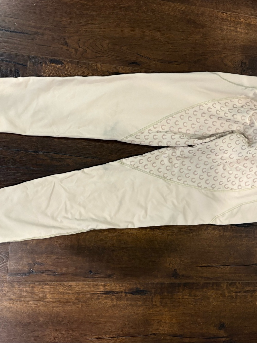 Tan full seat riding tights